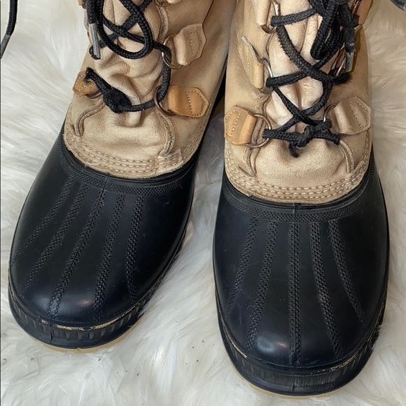 Sorel Kaufman Men's Leather Wool Winter Boots 9 - Picture 5 of 14